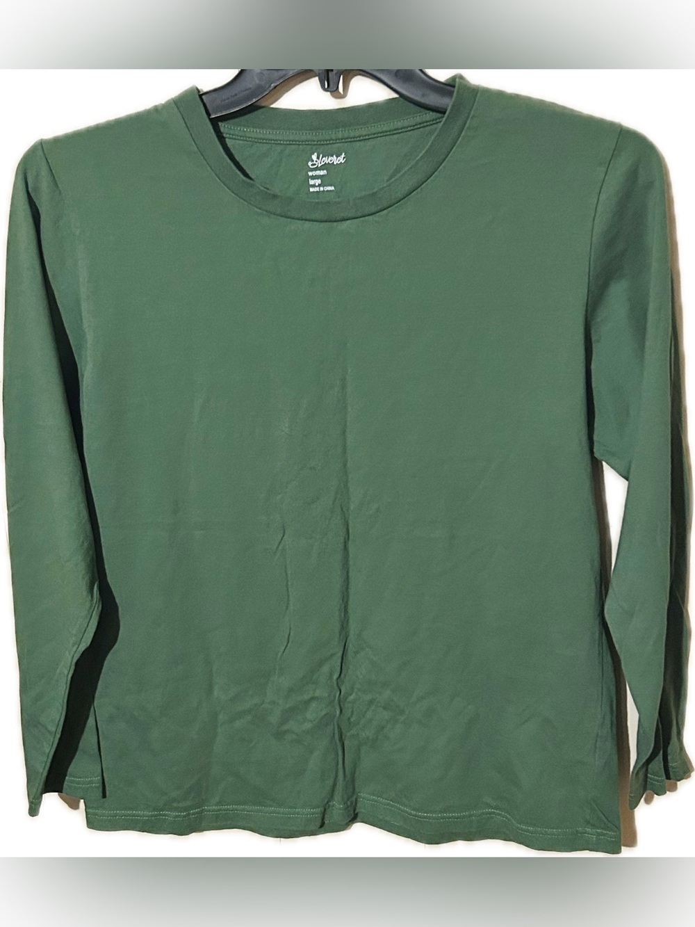 Leveret Women’s Large Green Long Sleeve Top - Like New